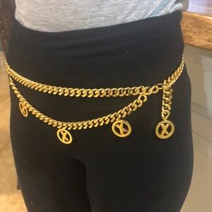 Gold 34” Paloma Picasso chain belt